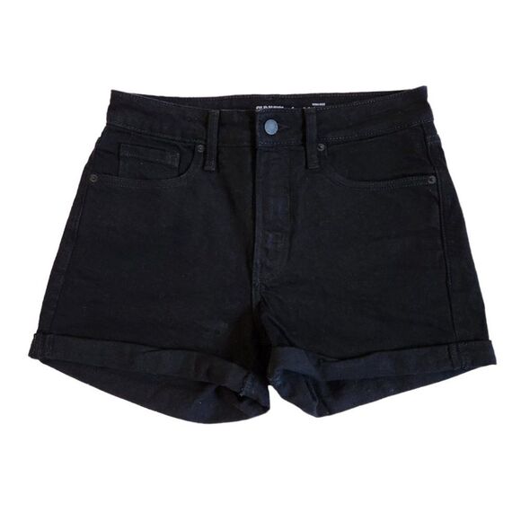 Old Navy black jack High Rise OG Straight 3 in secret smooth pockets shorts sz 6 - Picture 1 of 11